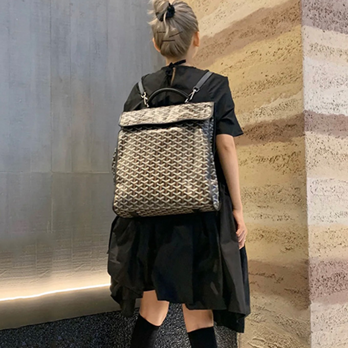 goyard saint‑leger structured multi‑scene travel backpack bag